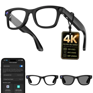 AI Smart Glasses With 4k Camera