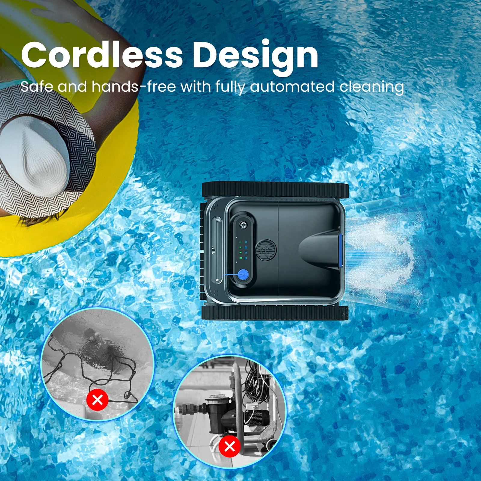 Auto Cordless Swimming Pool Cleaner - Image 5