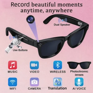 4K Camera Glasses with AI Smart Features - Thumbnail Image 2