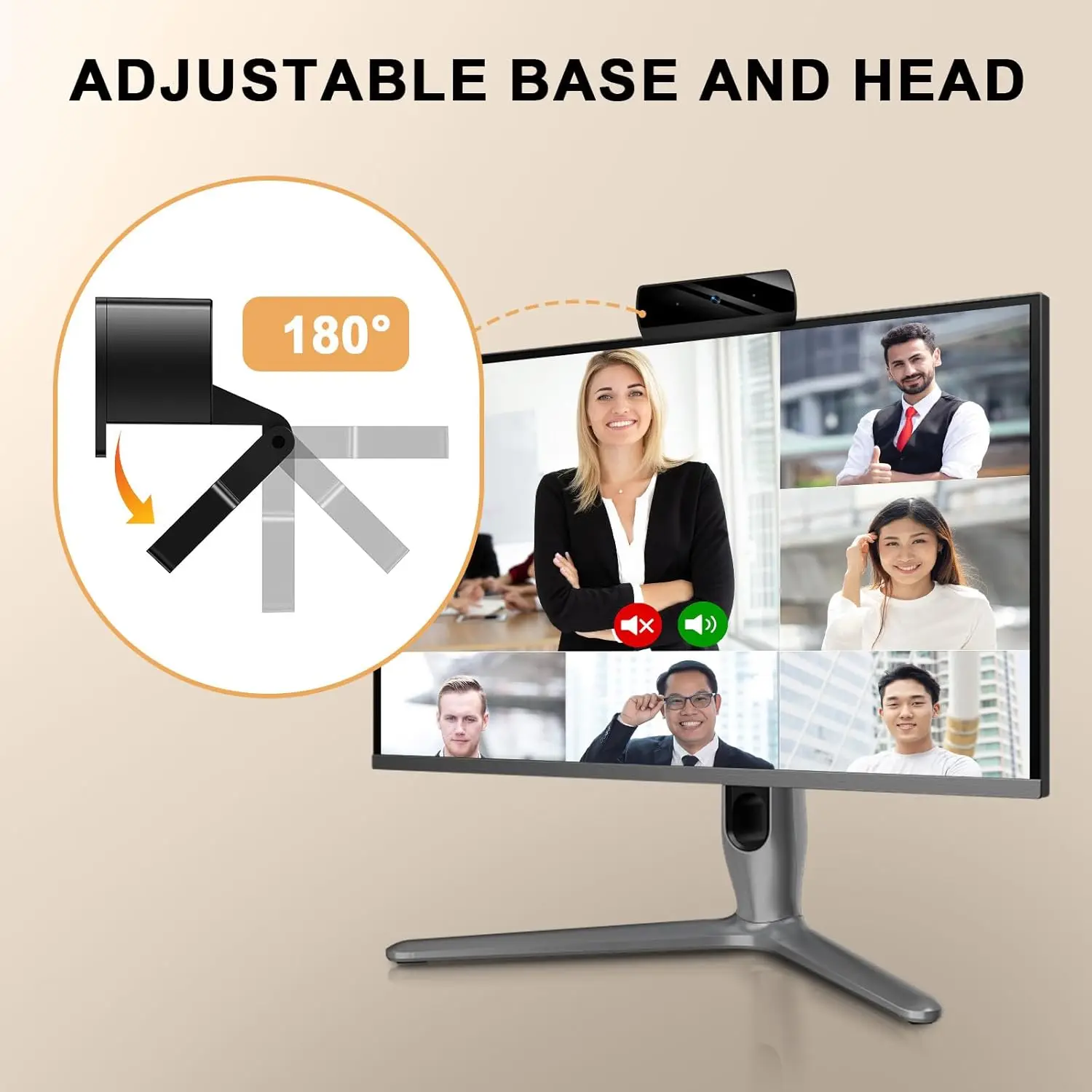 Webcam with Microphone Full HD Video - Image 3