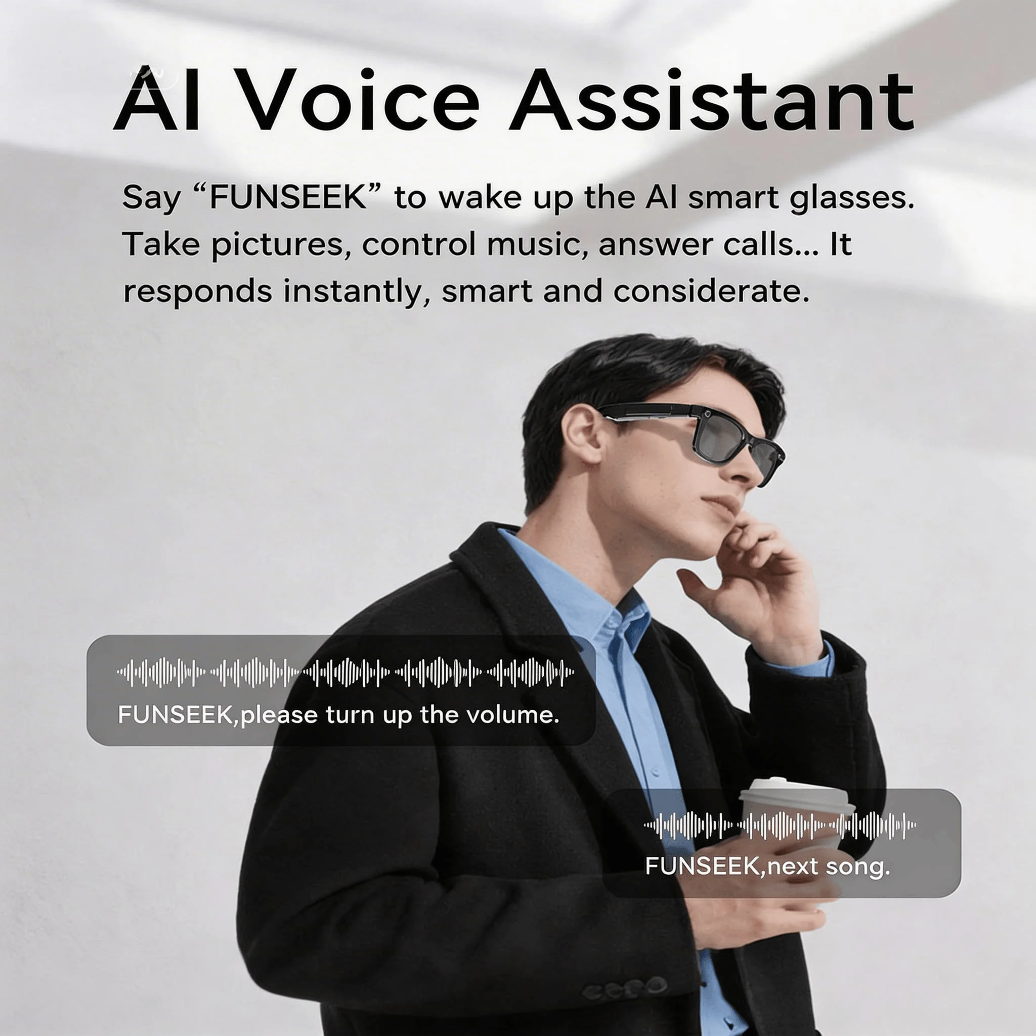 4K Camera Glasses with AI Smart Features - Image 7