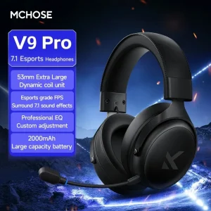 V9 Pro Wireless Gaming Headset 7.1Surround Sound Noise Canceling - Thumbnail Image 8