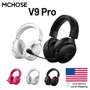 V9 Pro Wireless Gaming Headset 7.1Surround Sound Noise Canceling
