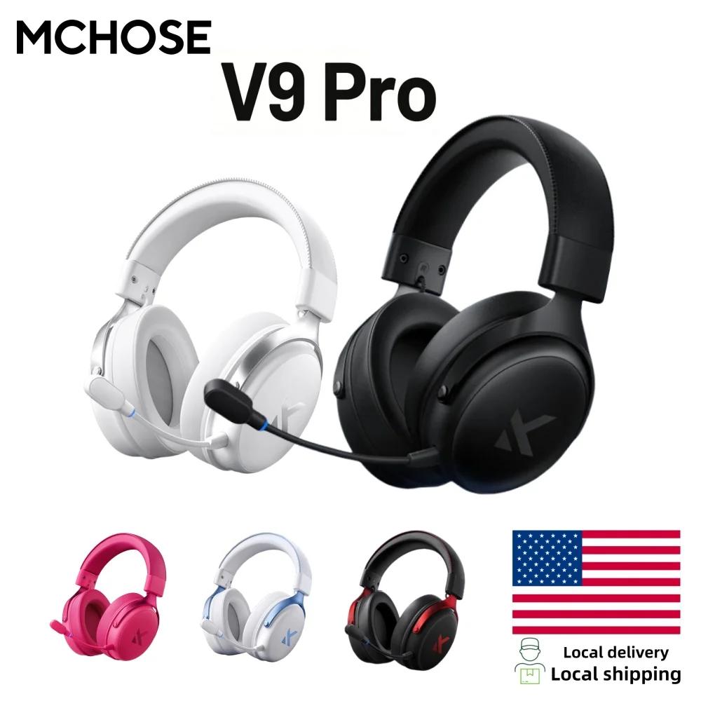 V9 Pro Wireless Gaming Headset 7.1Surround Sound Noise Canceling - Image 1