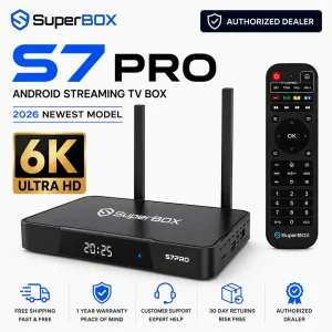 SuperBox S7 Pro TV Box 6K Ultra HD