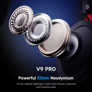 V9 Pro Wireless Gaming Headset 7.1Surround Sound Noise Canceling - Thumbnail Image 4