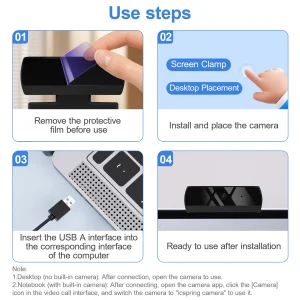 Webcam with Microphone Full HD Video - Thumbnail Image 6