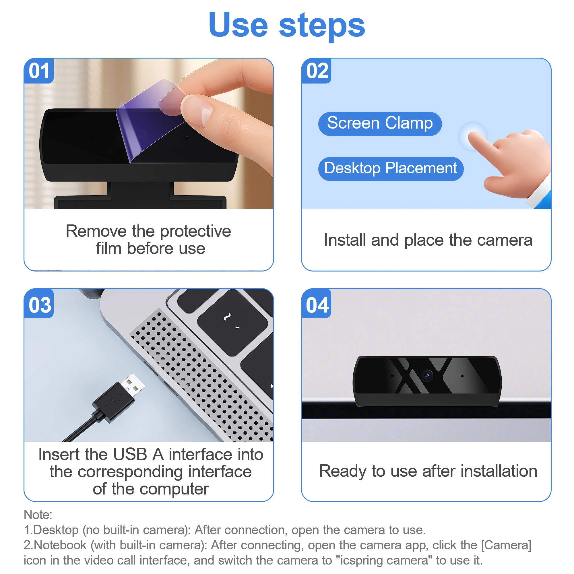 Webcam with Microphone Full HD Video - Image 6