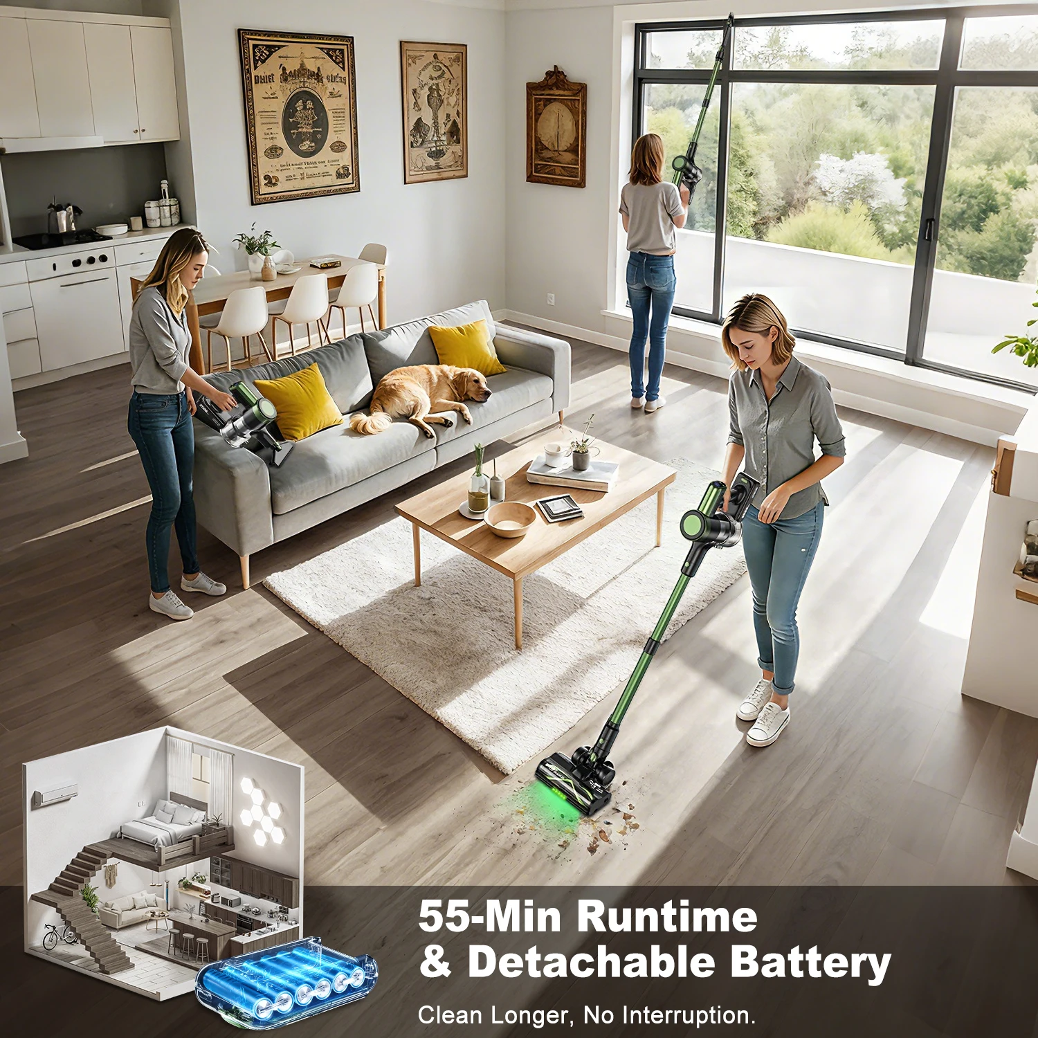 Cordless Stick Vacuum Cleaner - Image 4