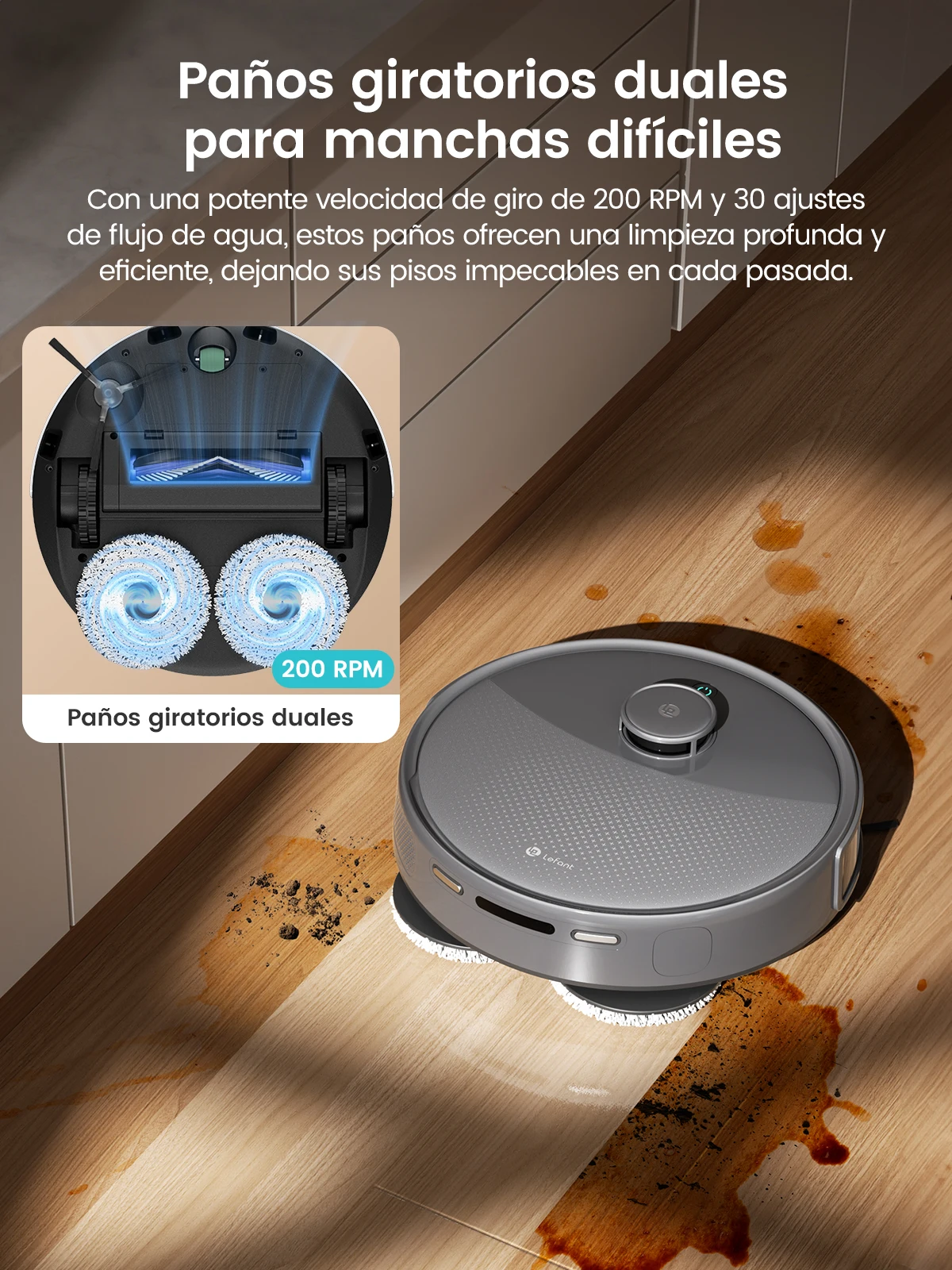 Robot Vacuum Anti-Tangle Brushes - Image 2