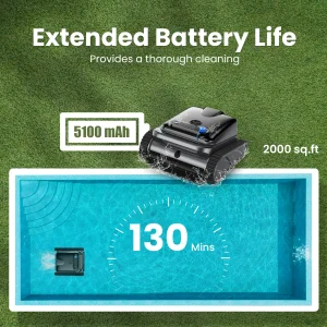 Auto Cordless Swimming Pool Cleaner - Thumbnail Image 4