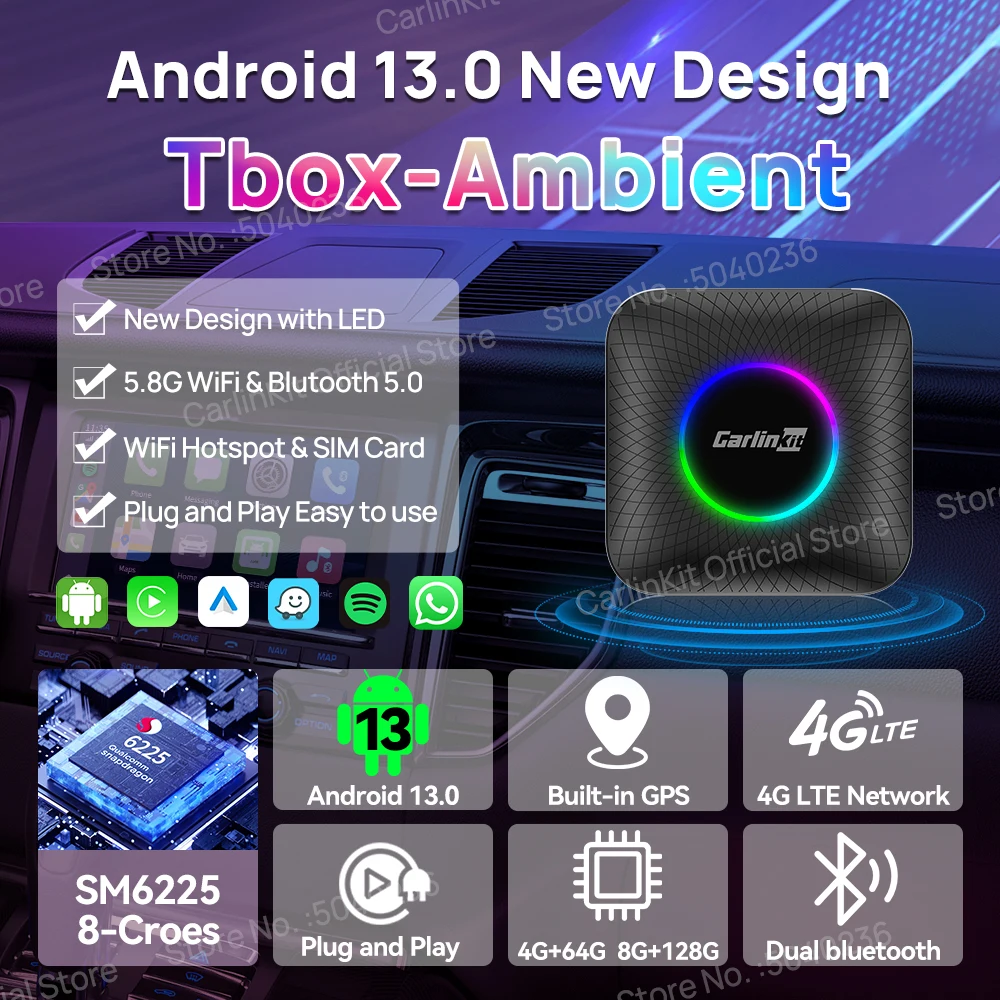 CarPlay AI Box Auto Wireless CarPlay Adapter - Image 2
