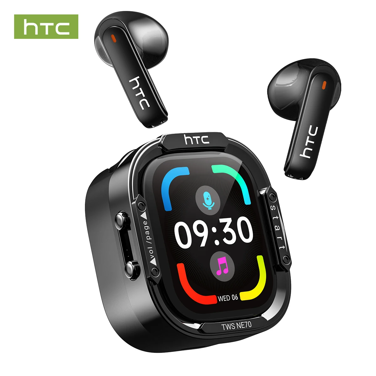 Wireless AI Translator Headphones Bluetooth Microphone Earbuds - Image 1